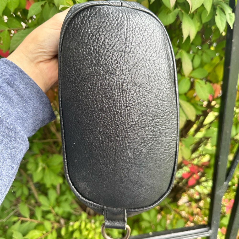BOOZIE AND CO. Ménage bag Elegant Black Leather Shoulder Bag - Picture 5 of 12